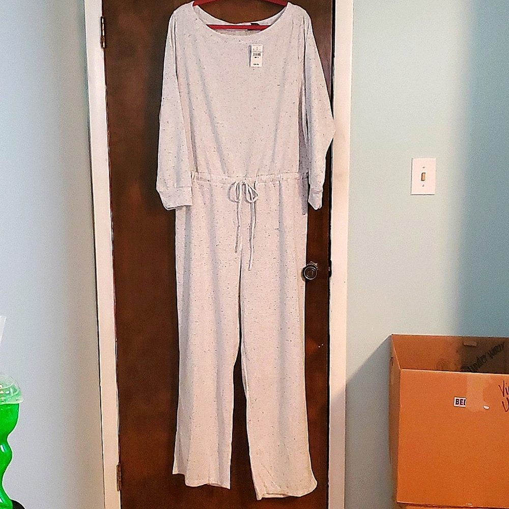 10. White and gray Boatneck Jumper
